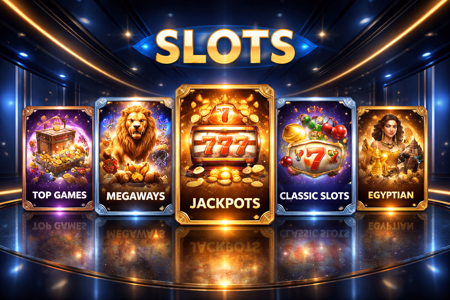A focused online player exploring several slot categories on Casinofe with colorful reels and a sleek digital interface.